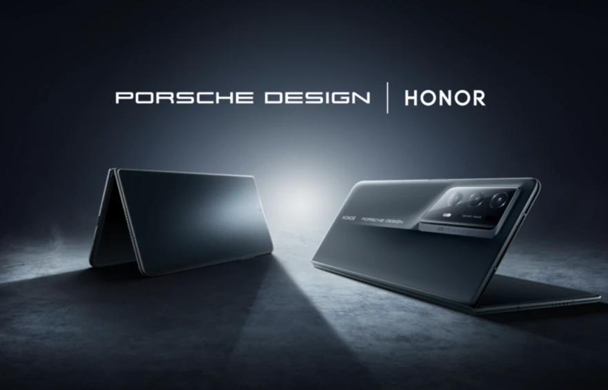 源自保時捷經典車型911飛線設計：HONOR × Porsche Design聯名別注旗艦，一比一復刻跑車原色
